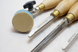 MINT SET OF 8 ROBERT SORBY LATHE CHISELS AND ACCESSORIES