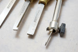 MINT SET OF 8 ROBERT SORBY LATHE CHISELS AND ACCESSORIES