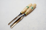 2 MINT HENRY TAYLOR SWEEP SPOON GOUGES