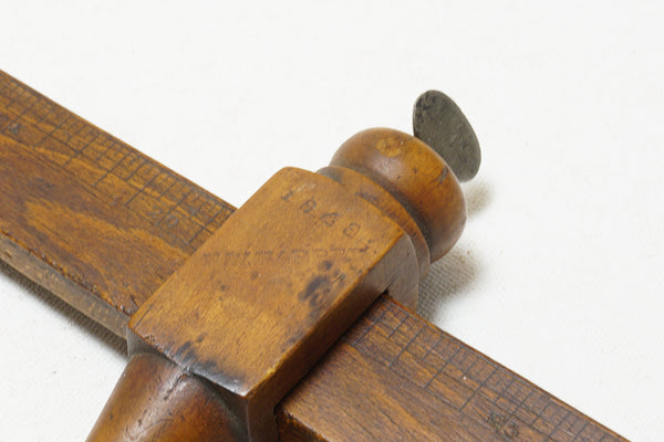 Early Ruler Like Tools LOVELY EARLY 1843 CRAFTSMAN-MADE TRAMMEL POINTS & RULER – Ted Dawson ...