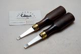 STUNNING PAIR OF 2 CABINETMAKERS SCREWDRIVERS IN ROSEWOOD