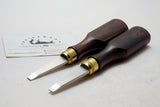 STUNNING PAIR OF 2 CABINETMAKERS SCREWDRIVERS IN ROSEWOOD