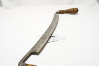 UNCOMMON 14" LONG E. BROAD & SONS DRAWKNIFE