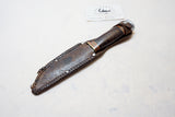 J.H. THOMPSON CUTLERY HUNTING KNIFE & SHEATH - SABRE 110-5"