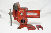 COLUMBIAN VISE MFG. CO NO. 73½ GYRO VISE + PIPE JAWS