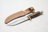 EXCELLENT WESTERN HUNTING KNIFE & SHEATH