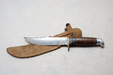 EXCELLENT WESTERN HUNTING KNIFE & SHEATH