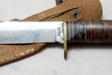EXCELLENT WESTERN HUNTING KNIFE & SHEATH