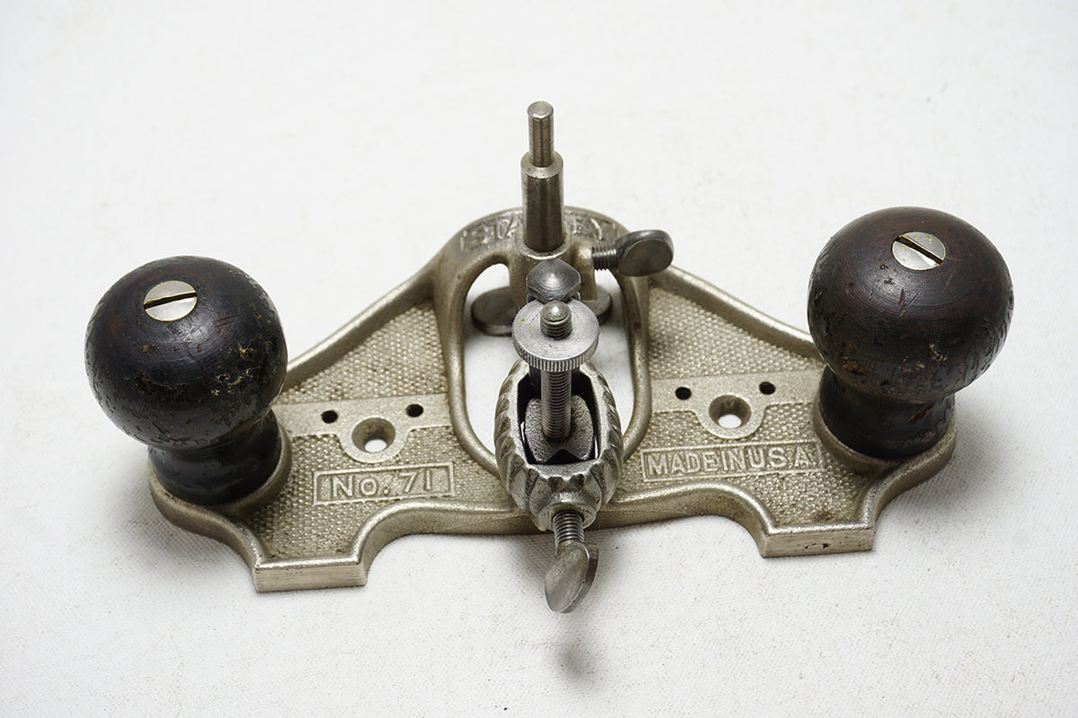 FINE STANLEY NO. 71 ROUTER PLANE WITH ALL 3 CUTTERS – Ted Dawson ...
