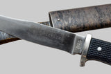 FINE POST WWII GERMAN BOY SCOUT KNIFE IN ORIGINAL METAL SHEATH MADE BY RUKO