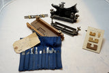 RARE & FINE HOWKINS PATENT PLOW PLANE WITH SAMPLES & TAG