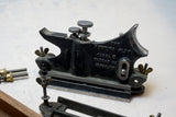RARE & FINE HOWKINS PATENT PLOW PLANE WITH SAMPLES & TAG