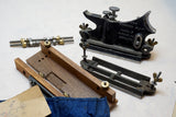 RARE & FINE HOWKINS PATENT PLOW PLANE WITH SAMPLES & TAG