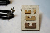 RARE & FINE HOWKINS PATENT PLOW PLANE WITH SAMPLES & TAG