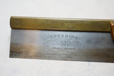 MINT SPEAR & JACKSON NO. 52 BRASS BACK DOVETAIL SAW - 10" 15 TPI