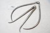 MAGNIFICENT PAIR OF LARGE HANDFORGED INSIDE AND OUTSIDE CALIPERS