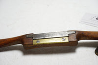 GOOD CLEAN WOODEN SPOKESHAVE WITH BRASS WEAR PLATE