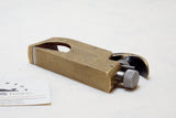 RARE & UNIQUE 'MECHANISMS PATENT" BRASS RABBET PLANE