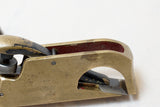 RARE & UNIQUE 'MECHANISMS PATENT" BRASS RABBET PLANE