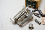 MINT STANLEY NO. 59 DOWELING JIG - AND 1940s STANLEY TOOL BOOKLET