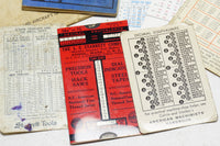 MACHINIST EPHEMERA LOT - STARRETT CHART PLUS PLUS