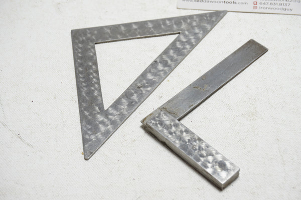 EXCELLENT SET - MACHINIST MADE SQUARE & TRIANGLE WITH MILLED FINISH