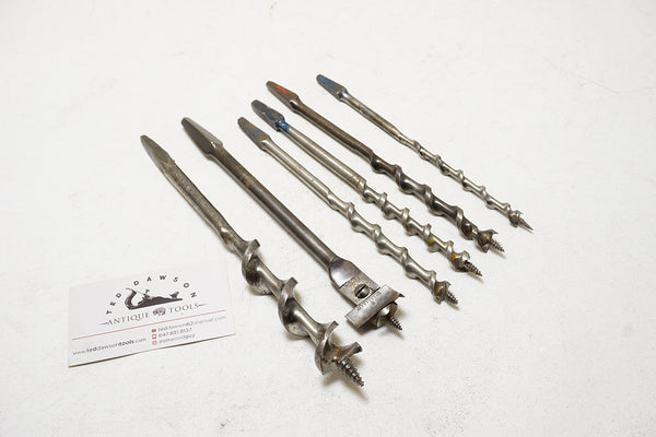 MISCELLANEOUS SET OF HOPPE AUGER BITS – Ted Dawson Antique Tools