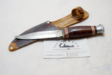 UNDERSIZED WOODS OR HUNTING KNIFE & SHEATH