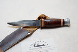 UNDERSIZED WOODS OR HUNTING KNIFE & SHEATH