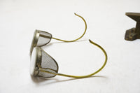 FINE PAIR OF CESCO SAFETY GOGGLES / GLASSES - STEAMPUNK! AVIATOR!