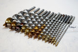 NOS SET OF 14 HEAVY GREENLEE AUGER BITS - 1/4" - 1 1/2"