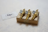 LIKE NEW ALDON SET OF 3 LUTHIER'S BRONZE SPOKESHAVES IOB