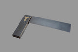 RARE MOSELEY & SON EBONY & BRASS TRY SQUARE
