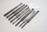 SORBY SET OF 8 PLOW PLANE IRONS
