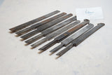 SORBY SET OF 8 PLOW PLANE IRONS