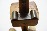 STANLEY 1886 PATENT BOXWOOD MARKING GAUGE WITH CONVEX FACE FOR CURVES