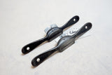 PAIR - CURVED & STRAIGHT BOTTOM STANLEY NO. 63, 64 SPOKESHAVES