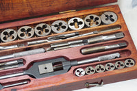 EXTRA FINE LARGE BUTTERFIELD TAP & DIE SCREW PLATE SET - WOW!