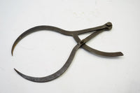 LOVELY LARGE 12 1/2" HANDFORGED CURVED DIVIDER CALIPERS