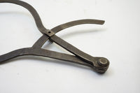 LOVELY LARGE 12 1/2" HANDFORGED CURVED DIVIDER CALIPERS