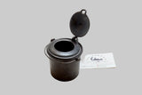 WONDERFUL ORNATE SMALL CAST IRON GLUE POT - L. F. & C.