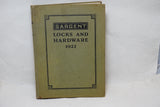 FABULOUS SARGENT LOCKS HARDWARE & TOOL CATALOG (& PLANES) - 1922