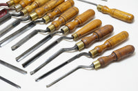 WONDERFUL SET OF 15 BUCK BROS PATTERNMAKERS' GOUGES