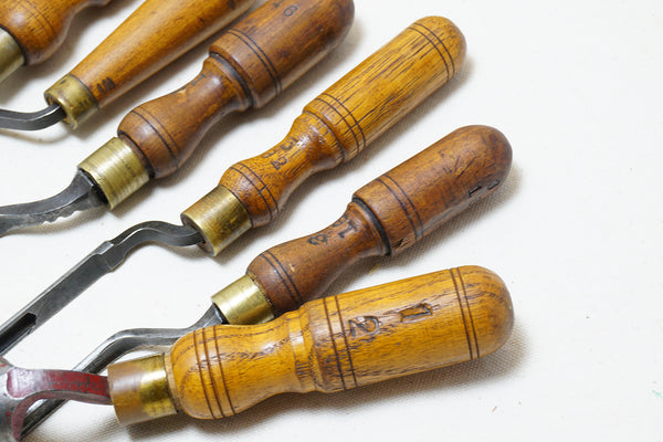 WONDERFUL SET OF 15 BUCK BROS PATTERNMAKERS' GOUGES – Ted Dawson ...