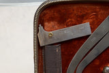 FABULOUS MACHINIST TOOL LOT IN FITTED LINED LEATHER CASE