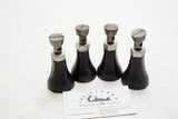AWESOME MINIATURE CAST IRON SCREW JACK SET OF 4