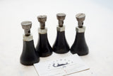 AWESOME MINIATURE CAST IRON SCREW JACK SET OF 4