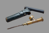 TWO EARLY 'TOOLS' - HAND SIGHTING LEVEL & 1920s PATENT SPRINKLER