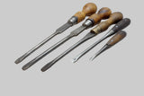 WORKING SET OF 5 CABINETMAKERS SCREWDRIVERS - 6 1/2" - 15 1/4"
