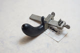 MINT EARLY 1876 PATENT OSBORNE PISTOL GRIP DRAW GAUGE / LEATHER SLITTER